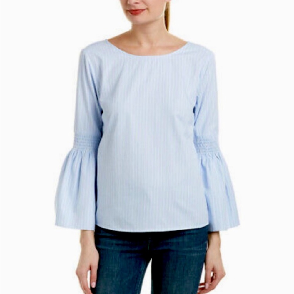 Walter Baker striped Bell Sleeve Top